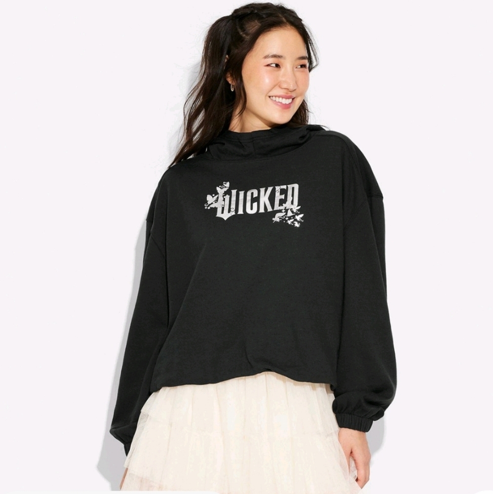 *NEW* WICKED Target Exclusive Crop Sweatshirt Size Medium